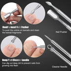 7-Piece Ingrown Toenail Treatment Set, Professional Stainless Steel Ingrown - Image 7