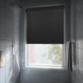 HESTIA No Drill Cordless Blackout Roller Shades Screwless Waterproof Shower by HESTIA