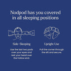 Nodpod Gentle Pressure Sleep Mask | Patented Light Blocking Design - Image 5