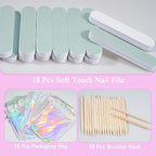 Disposable Manicure Kit Professional, 18 Set Press On Nail Tool Kit - Image 3