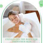 Ramede 30 Pair Exfoliating Glove Double Sided Exfoliating Bath Gloves Pack - Image 6