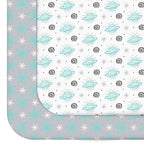 Pack and Play Sheets, 2 Pack Mini Crib Sheets, Stretchy Playard Fitted Sheet by Moonsea