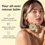Onsen Hand & Cuticle Rescue Cream | Organic Nail Strengthener & Balm | Dry - Image 2