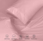 RUVANTI 100% Cotton Sheets – Twin Size Percale Bedding, Cooling & Breathable - Image 4