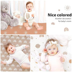 Baby Crib Sheets for Boys and Girls, 3 Pack Fitted Toddler Bed Sheets Neutral - Image 6