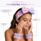 Ayesha Spa Headband and Wristband Set - Image 2