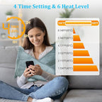 Heating Pad Back Pain Relief Electric Heating Pad - Image 3