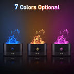 Colorful Flame Air Aroma Diffuser Humidifier, Upgraded 7 Flame Colors Noiseless - Image 2