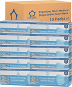Litepak 500pcs Premium Disposable Face Mask SOFT 3ply Nose Wire - Image 4
