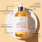 Lymphatic Massage Oil for Massage Therapy | 100% Natural Lymphatic Drainage Oil - Image 3