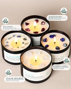 AOOVOO Crystal Calm Candles Set - Image 2