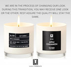 Lulu Candles | Apple Cinnamon | Luxury Scented Soy Jar Candle | Hand Poured in - Image 3