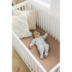 Konssy Muslin Crib Sheets for Girl Boy - Image 3