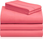 LuxClub 5 PC Sheet Set Bed Sheets Deep Pockets 16" Eco Friendly Wrinkle Free - Image 8