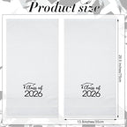 MASHAN Class of 2026 Graduation Hand Towels 3 Pack, 100% Cotton Soft Absorbent - Image 2