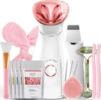Colorfarm Facial Steamer Nano Ionic: Face Steamer Home Spa Kit Deep Cleaning by Colorfarm