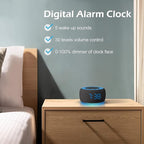 Buffbee Sound Machine & Alarm Clock 2-in-1, 0-100% Clock Face Brightness - Image 7