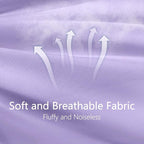 TEXARTIST Premium 2100 Series Queen Comforter All Season Breathable Lavender - Image 3