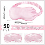 Newcotte 50 Pcs Silk Sleep Eye Mask - Image 2