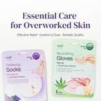 Epielle Relaxing & Nourishing Hand & Foot Masks, Soften Dry, Overworked Skin - Image 8