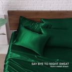 MR&HM Satin Bed Sheets, King Size Sheets Set - Image 6