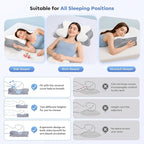 Cervical Neck Pillow, Ergonomic Memory Foam Pillows - Image 6