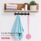 Silicone Back Scrubber for Shower, 17in Lengthen Long Handle Body Brush - Image 6