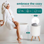 SereneLife Freestanding Towel Warmer Bucket – 18" Hot Towel Warmer - Image 2
