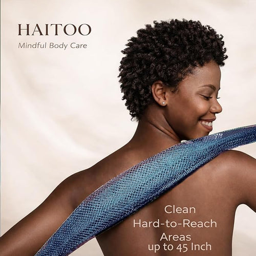 African Net Sponge Authentic, 3 Pieces African Exfoliating Net Sponge Body Back - Image 2