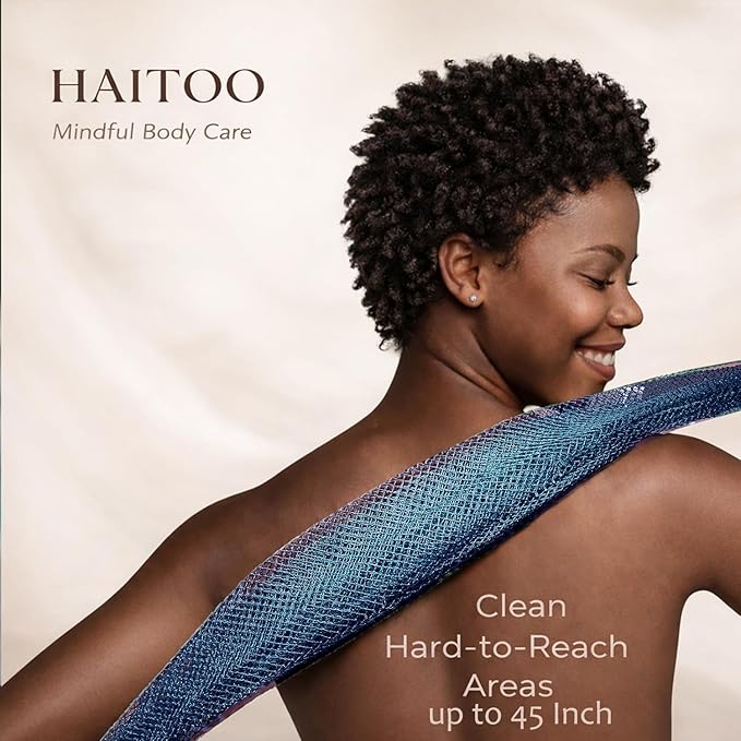 African Net Sponge Authentic, 6 Pieces African Exfoliating Net Sponge Body Back - Image 4