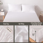 Bella Coterie Luxury Bamboo Viscose Cal King Size Fitted Sheet Only | 100% - Image 3