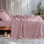 LBRO2M 100% Pure Linen Sheet Set Deep Pocket Up to 16" Bed Sheets Sets - Image 4