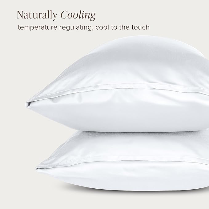 Bare Home 100% Rayon Made from Bamboo Luxury Standard Size Set of 2 Cooling - Image 6