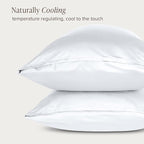 Bare Home 100% Rayon Made from Bamboo Luxury Standard Size Set of 2 Cooling - Image 6