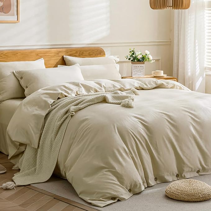 JELLYMONI Cotton Duvet Cover Twin XL Size - Image 3