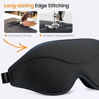 Sleep Mask, Premium Eye Mask for Sleeping, Total Blackout, Super Soft Comfort - Image 7