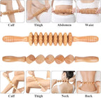 Komogir Wood Therapy Massage Tools 5-in-1 Lymphatic Drainage Massager - Image 3