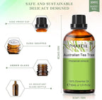 Australian Tea Tree 1.01fl.oz Essential Oil, PHATOIL Pure Aromatherapy Oils - Image 5