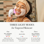 reVive Light Therapy Lux Collection Soniqué Cleanser, Sonic Face Cleanser Brush - Image 2