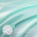 MR&HM Satin Bed Sheets, Queen Size Sheets Set - Image 2