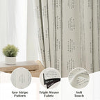100% Boho Blackout Curtains 96 Inches Long - Image 6