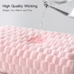 REDKISS Microfiber Bath Towels Set of 4-27x55 Inch Large Waffle Bath Towels - Image 6