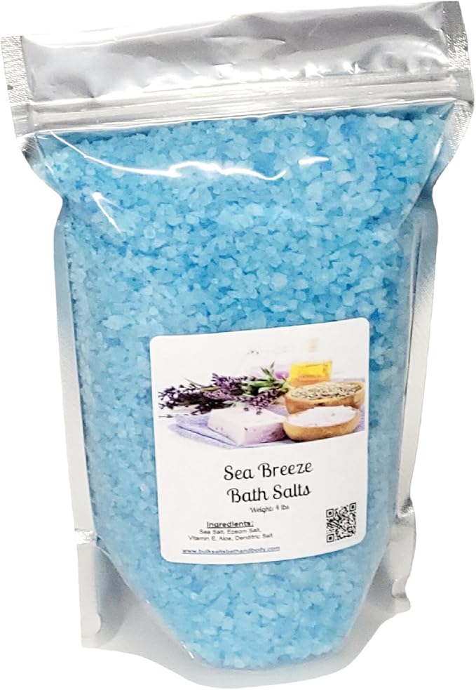 Bath Salts | 4lb Bag | Choose Your Scent | Epsom Salt | Sea Salt| Bathing | by Bulk+Salts+Bath+%26+Body