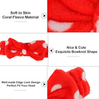 Casoty 10 Pcs Red Dot Makeup Headbands, Spa Gifts - Image 7