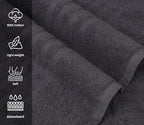 Pack of 2 Jumbo Bath Sheet 40 x 80 Inches, Extra Large Lightweight & Quick Dry - Image 5