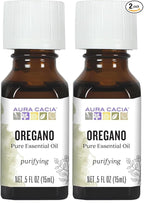 Aura Cacia 100% Pure Oregano Essential Oil, GC/MS Tested by AuraCacia