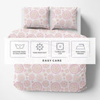 Kotton Culture 120"x98" 3 Pc Oversized King Duvet Cover Set 100% Egyptian Cotton - Image 7
