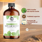NaturoBliss Spearmint Essential Oil, 100% Pure and Natural Therapeutic Grade - Image 9