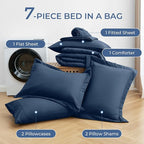 Sasttie Oversized King Comforter Set, 7 Pieces Extra Large Bed in a Bag - Image 6