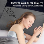 Gogreen Bamboo Rayon Waterproof Pillow Protector, Breathable Pillow Cover - Image 4